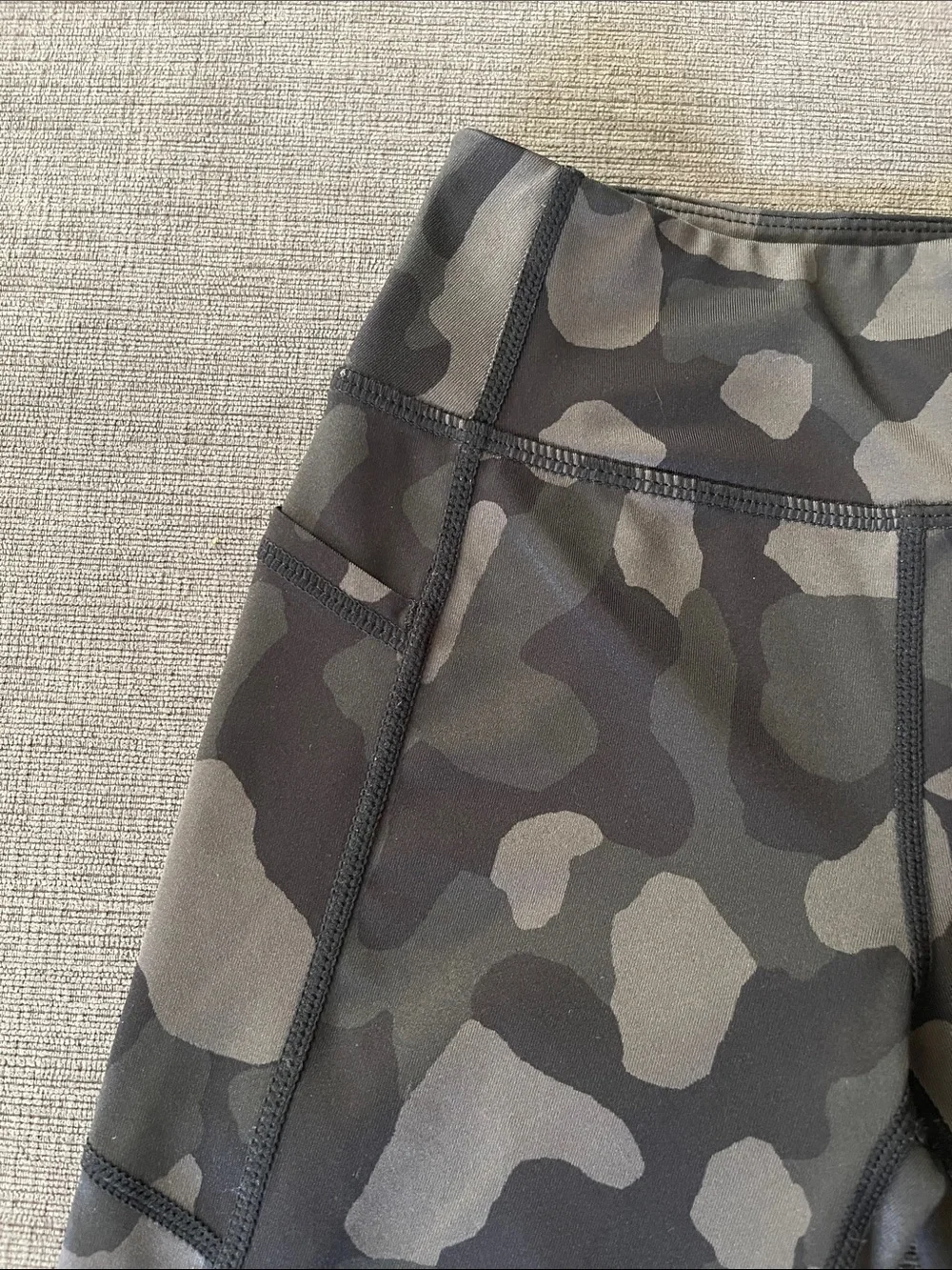 Zella Camo Athletic Leggings Girls Size S